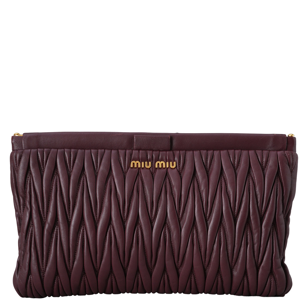 MIU MIU(USED)미우미우 마테라쎼 클러치